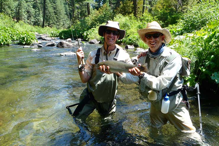 Guide Andrew Harris and guest with a nice McCloud rainbow