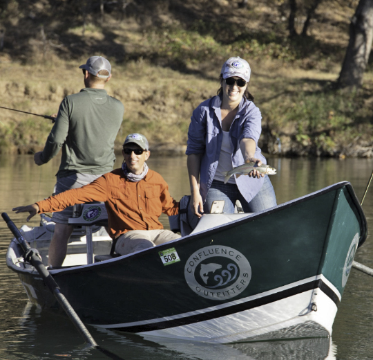 Drift Boat Trips are a great way to learn basic fly fishing skills