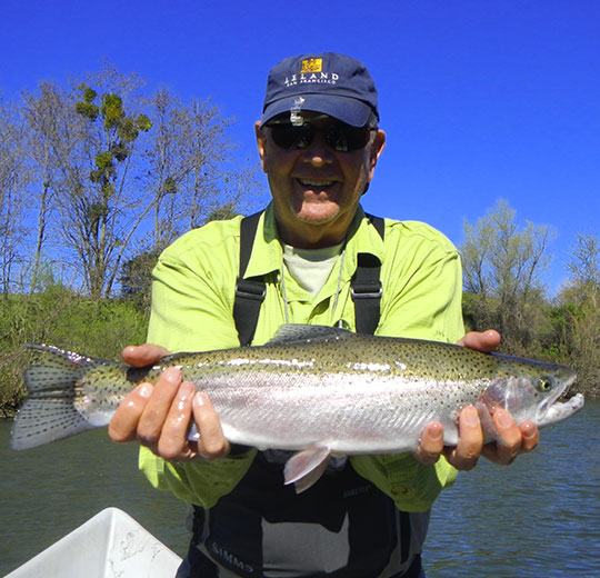 Steelhead fishing on the Feather River is just an hour north of Sacramento