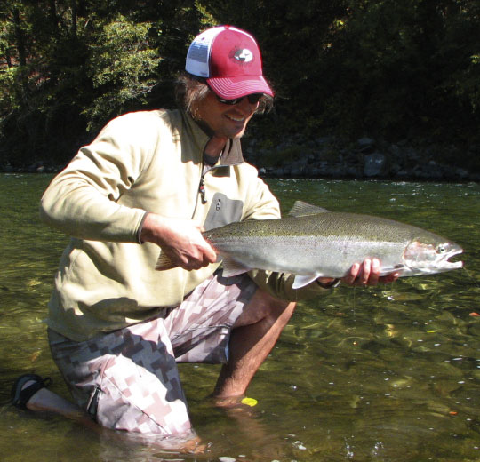 Several of our guides offer spey-only guide trips on the Trinity River.