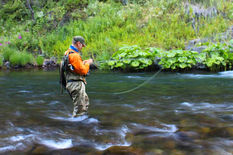 Guide Dax Messett on the Upper Sac